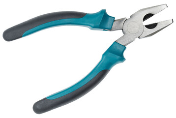 Obraz premium Pliers. Classical or traditional shaped pliers. Stainless steel professional tools for woodworking or metal construction. Nail Remover. Mechanic instrument. Good for workshop, repair, renovation home