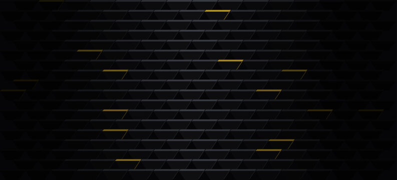 Premium 11K 3D Trapezoid Weave Wall with Opaque Gold Tech Interlocking Plates