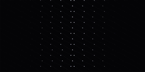 Fototapeta premium Symmetrical Neural Network Tech Background with Opaque Platinum Node Connection Grid