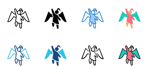 Imaginative play icons set multiple style collection. Editable stroke 
