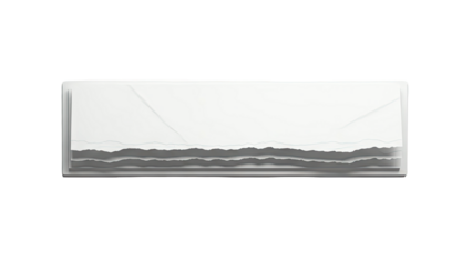 Stacked Torn White Paper Sheets