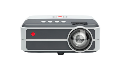 Portable Digital Projector with Red Button