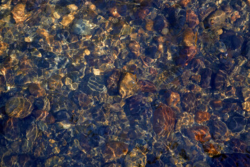 Ripples of Water over Rocks
