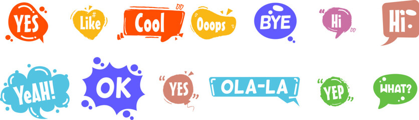 Common label sign various vector set featuring versatile tags and signage elements for everyday design use.