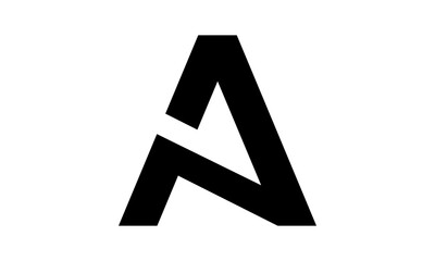 Abstract Letter A Logo Design	
