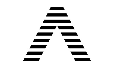 Abstract Letter A Logo Design	
