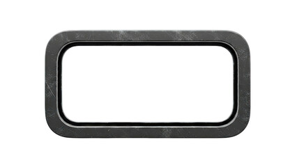 Dark Rectangular Frame with Rounded Corners and Scratched Texture