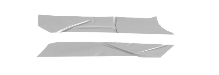 masking tape isolated with clipping path on a white background.