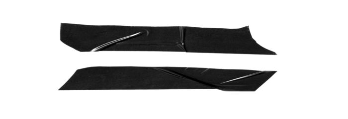 masking tape isolated with clipping path on a white background.