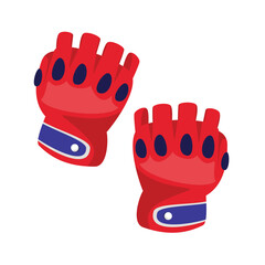 Motorcycle gloves vector illustration, motorcycle gloves icon, motorcycle equipment icon, biker accessories icon