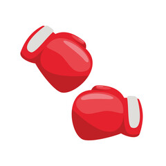 Boxing gloves vector illustration, boxing gloves icon, boxing gloves clip art. Combat sports gloves for kickboxing, mma, boxing, and muay thai
