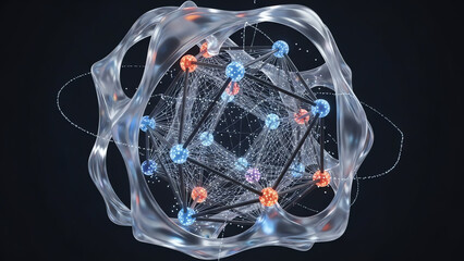 Abstract Neural Network Mesh with Interconnecting Nodes