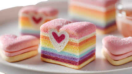 heart shaped candies