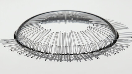 Ring Made From Metal Pins