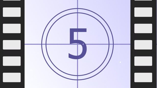 10 second old film countdown dust flicker scratches vintage movie retro perfect for intros and nostalgic projects.