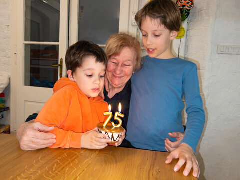 Family Celebration for a Special 75th Birthday