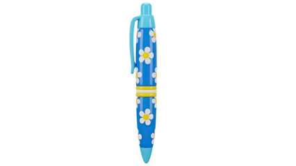 Blue Daisy Flower Print Ballpoint Pen