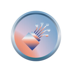 Cable icon design template