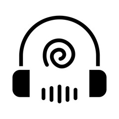 self hypnosis glyph icon