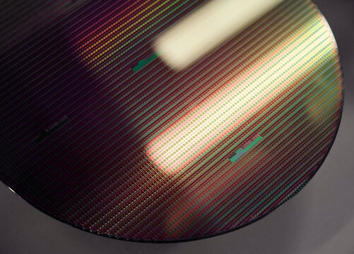 Closeup of wafer texture