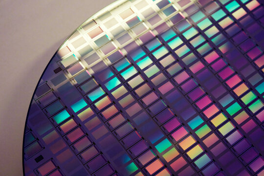 Closeup of wafer texture