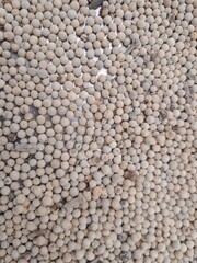 White peppers culinary herbs flavor seasoning ingredient spice. Cooking delicious meal helping  spice white pepper.  