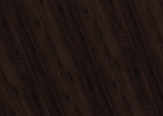 Dark Elegant Wooden Texture Background with Diagonal Grain Pattern for Interior Decor or Graphic Design Elements