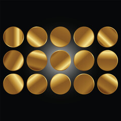 Gold background texture vector icon seamless pattern