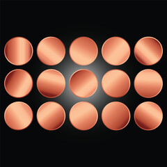 Fresh brown chicken eggs with organic shells are isolated on a black background as a healthy raw food ingredient for a protein breakfast