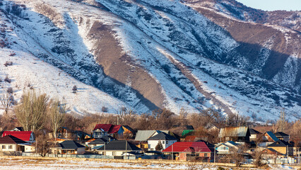 ski resort in the alps