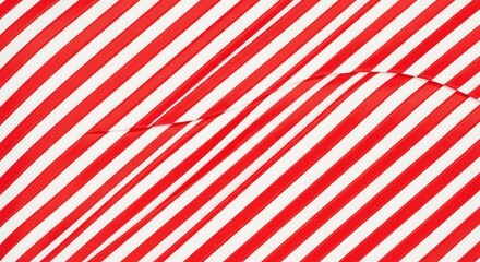 Vibrant red and white diagonal striped pattern texture background
