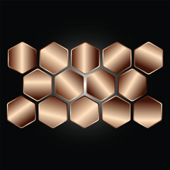 Seamless vector honeycomb pattern featuring 3d geometric hexagonal cells in a light metallic mesh texture for a modern technology and business backdrop wallpaper design