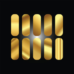 Gold background texture vector icon seamless pattern