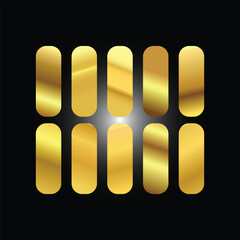 Gold background texture vector icon seamless pattern