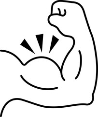 力こぶのアイコン