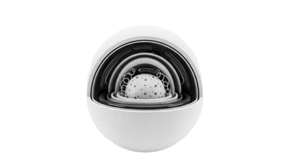 Abstract Layered Sphere with Central Core