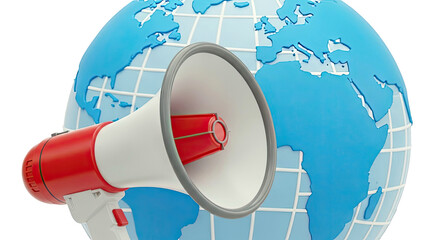 Global announcement megaphone