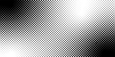 Abstract halftone monochrome dotted pattern with clean dot distribution for minimalist graphic design modern backgrounds editorial layouts print media and contemporary visual communication projects