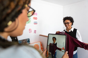 Second hand clothing concept