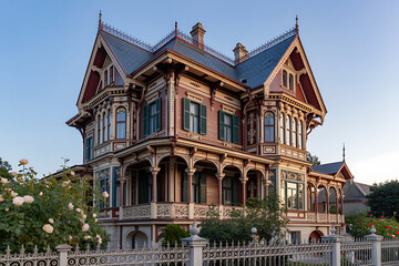 Victorian Style House with Ornate Details home exterior