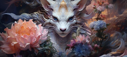 realistic photo of a glossy Queen dragon lotus ,generative AI