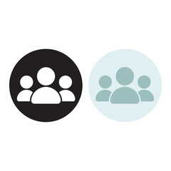 Group Icon Set People Community Design