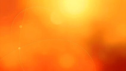 Warm and inviting abstract background with soft glowing bokeh lights and a gentle gradient of orange and yellow hues creating a serene and peaceful atmosphere perfect