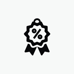 special offers icon silhoutte vector template 