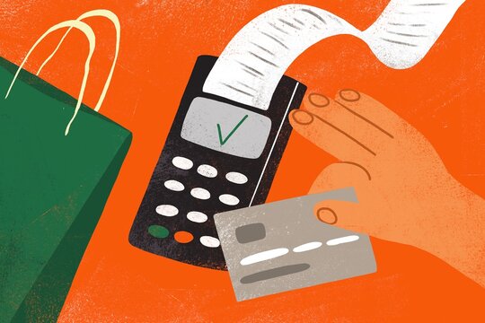 Debit Card Payment &ndash; Shopping and Cashless Checkout