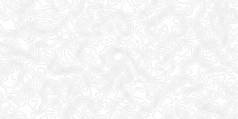 Fototapeta premium Minimal seamless area vector topo paper lines. Topographic contour lines grid map pattern design. Geographic mountain relief. Contour paper map. Topo contour paper map background.
