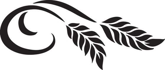 Vector illustration of an elephant with black and white contour lines of a horse and zebra featuring tribal tattoo art patterns and wild animal head silhouette designs for a nature logo symbol