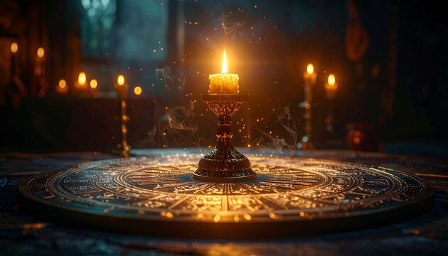 大人向け占いチャンネルの神秘背景素材