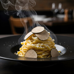 Gourmet Truffle Pasta Plating