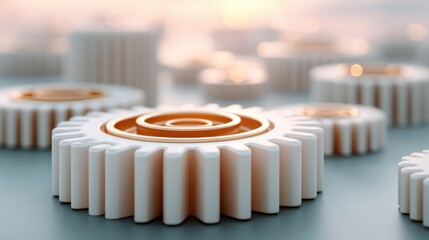 A cluster of database servers designed for perfect synchronization and visualized in a standard format.